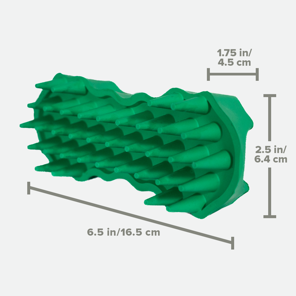 GroomBug bottom view with dimensions